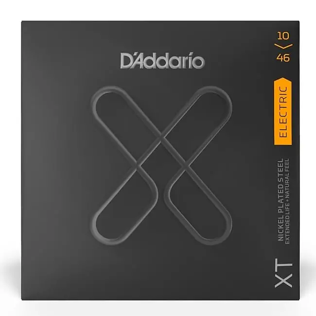 D'addario Xte1046 Xt Electric Nickel Plated Steel, Regular Light, 10-46 1