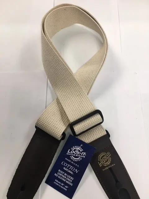 Genuine Lock-It Cotton Guitar Srap 1