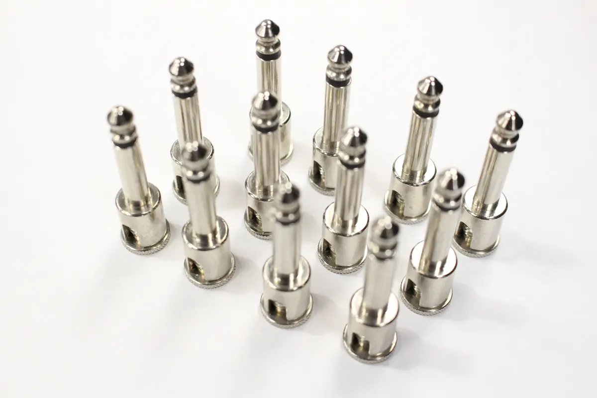 George L's .155 Guitar Connector Nickel (12 Pack) 1