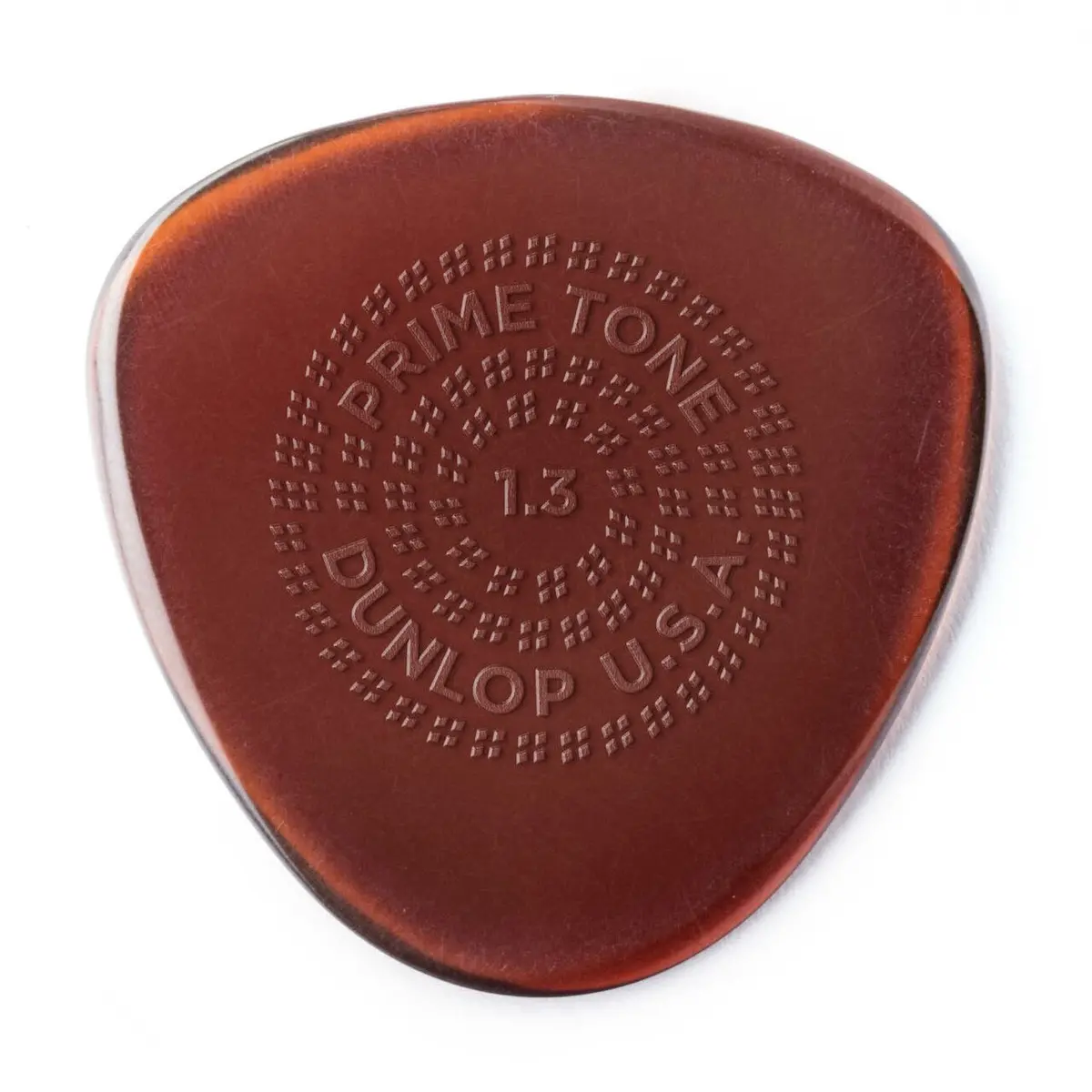 Jim Dunlop Primetone® Semi Round Grip Pick 1.3Mm 514P1.3 (Package Of 3) 1