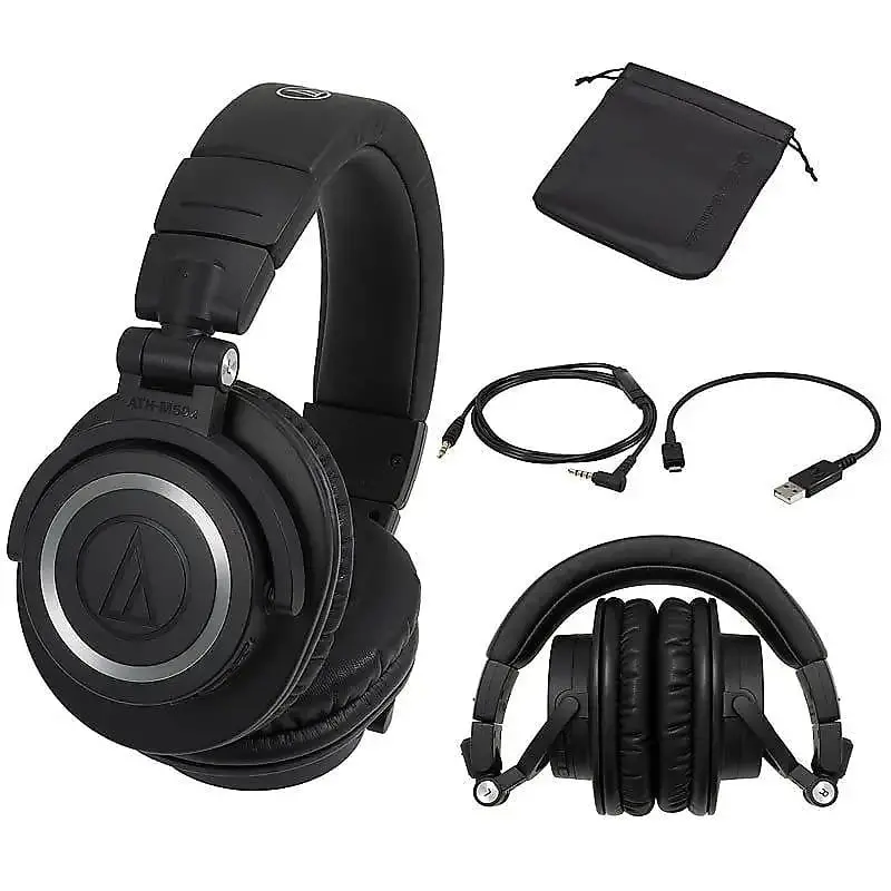 Audio-Technica Wireless Bluetooth Headphones  Ath-M50xbt 1
