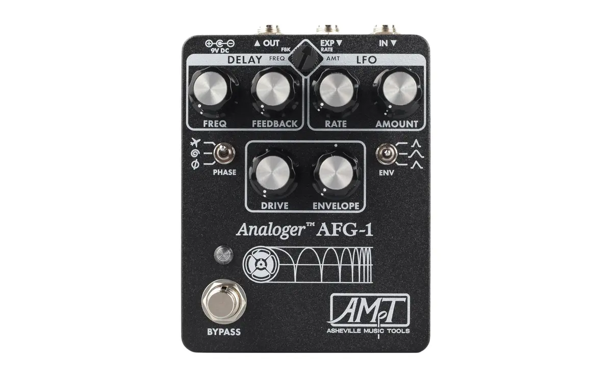 Asheville Music Tools Afg-1 Limited Edition Black Dynamic Flanger *Free Shipping In The Usa* 1