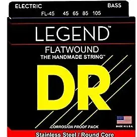 Dr Strings Flat Wound 45-105 Fl-45 *Free Shipping In The Usa* 1