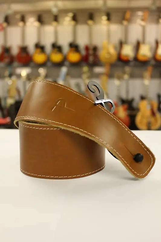 Perri’S Leathers Sp25-S Sunflower Baseball Leather Guitar Strap *Free Shipping In The Usa* 1