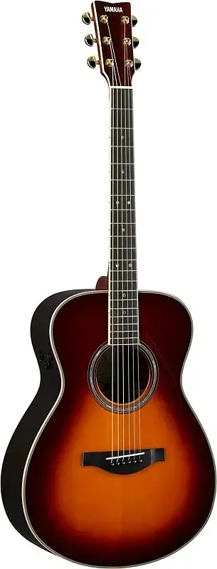 Yamaha Ls-Ta Bs Brown Sunburst Transacoustic With Gig Bag *Free Shipping In The Usa* 1