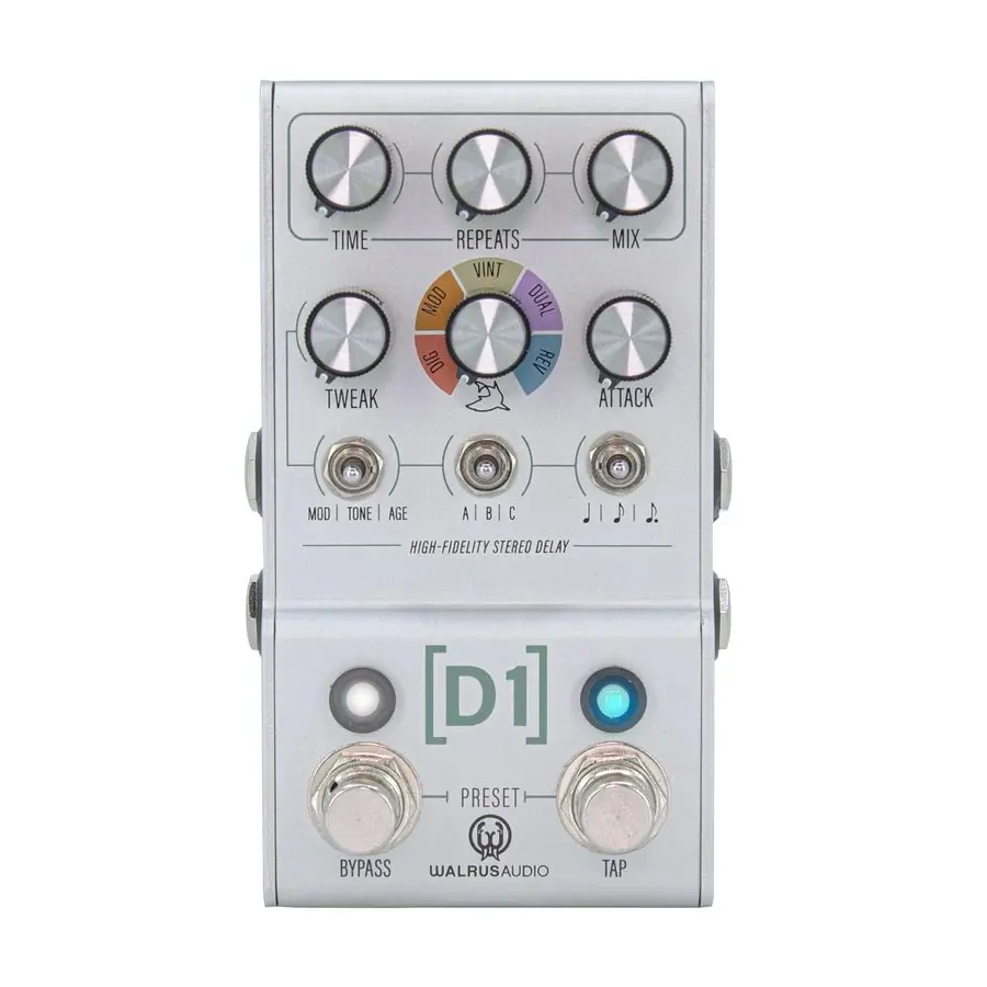 Walrus Audio Mako Series D1 High Fidelity Stereo Delay Version 2 *Free Shipping In The Usa* 1