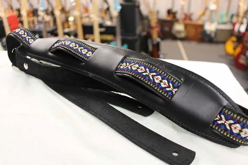 Souldier "Laredo" Leather Saddle Guitar Strap *Free Shipping In The Usa* 1