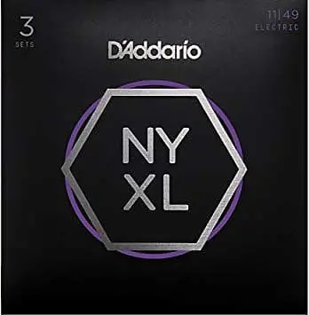 D'addario Nyxl1149-3P Nickel Wound Electric Guitar Strings 3-Pack, Medium 11-49 *Free Shipping In The Usa* 1