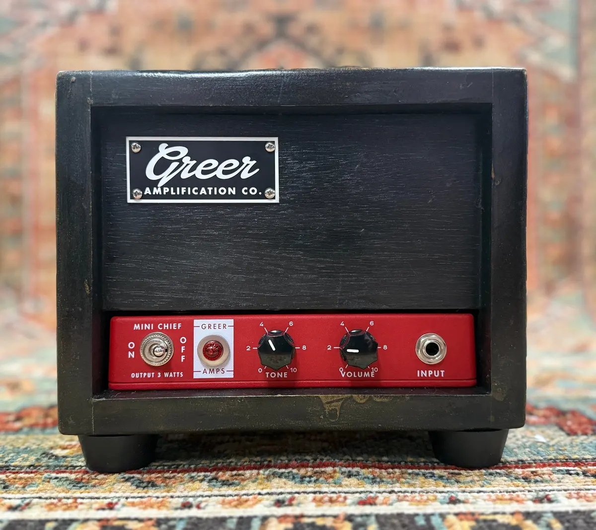 Greer Amps Mini-Chief 3W Head Red Hammer *Free Shipping In The Usa* 1