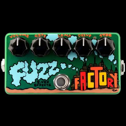 Zvex Hand Painted Fuzz Factory "Free Shipping In The Us" 1