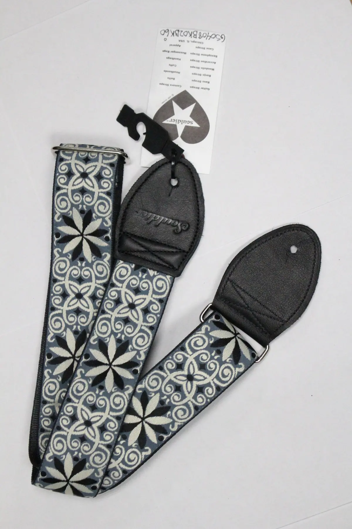 Souldier Dresden Star Grey Guitar Strap *Free Shipping In The Usa* 1