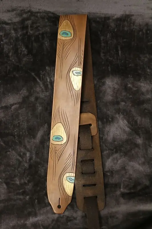 Moxie And Oliver Jade Guitar Strap *Free Shipping In The Us* 1