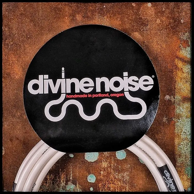 Divine Noise 15' St-St Instrument Cable (Straight To Straight) White *Free Shipping In The Us* 2