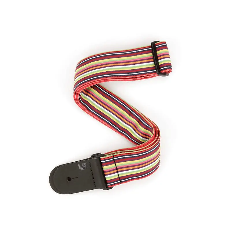 D'addario 2" Guitar Strap Latin Line Art Multicolor *Free Shipping In The Usa* T20s1502 1