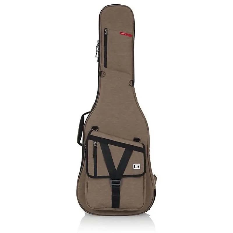 Gator Cases Gt-Electric-Tan Transit Series Electric Guitar Gig Bag Padded Case 1