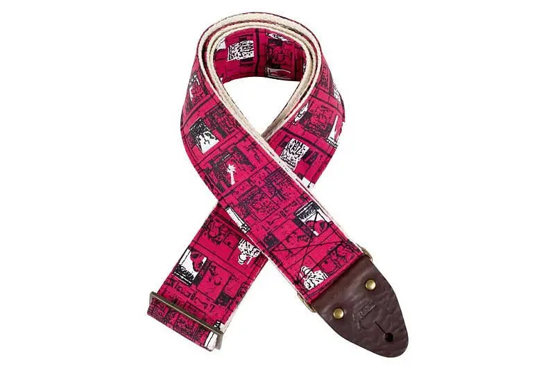 Original Fuzz Silkscreen Guitar Strap In "Ron Gallo" *Free Shipping In The Usa* 1