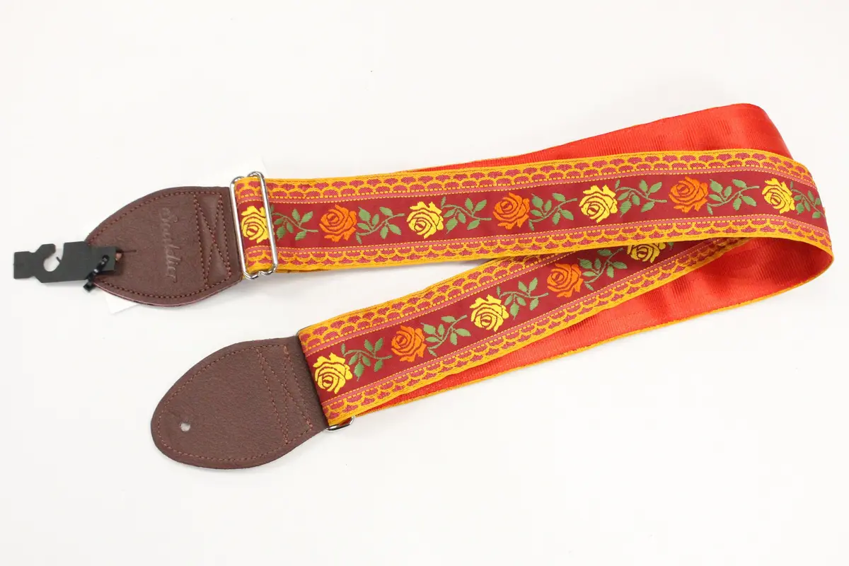Souldier Custom Guitar Strap Tuscan Rose *Free Shipping In The Usa* 1