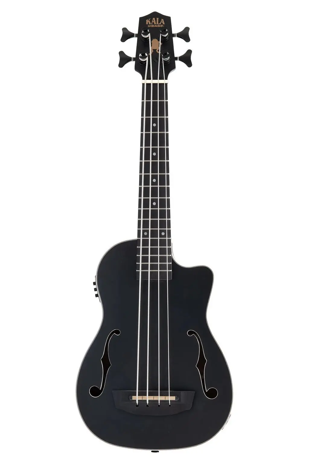 Kala Ubass-Jymn-Bk-Fs Journeyman Ubass Black U-Bass Mahogany With Gig Bag *Free Shipping In The Usa* 1