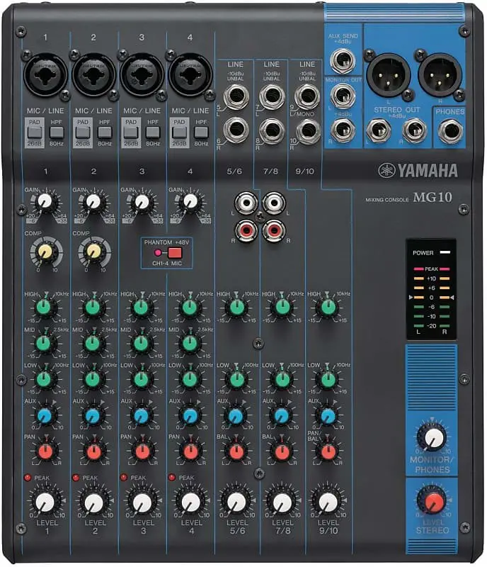 Yamaha Mg10 Analog Mixer *Free Shipping In The Usa* 1