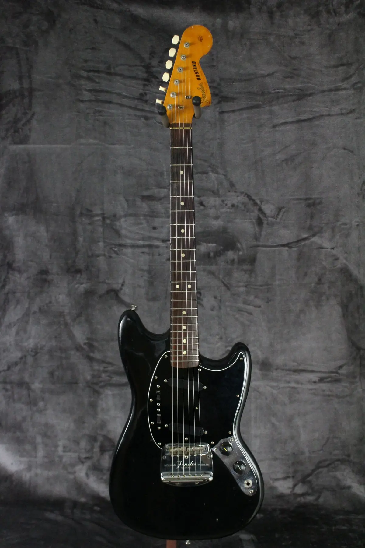 1974 Fender Mustang Refinished Black 1