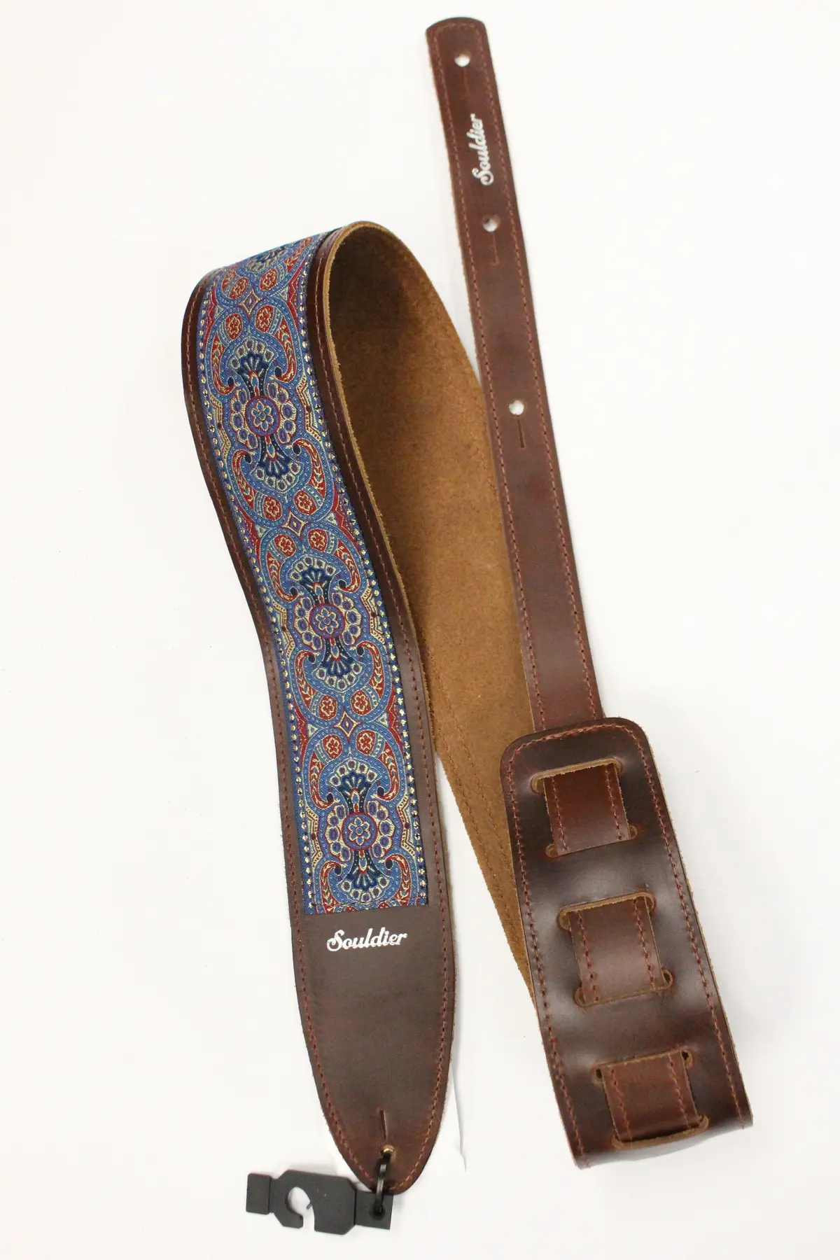 Souldier Arabesque Indigo Torpedo Guitar Strap *Free Shipping In The Us* 1