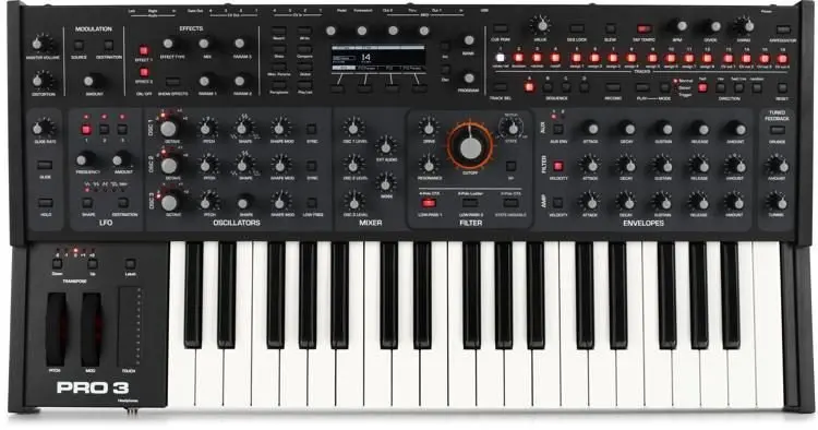 Sequential Circuits Pro 3 Multi-Filter Mono/Paraphonic Synthesizer--  Demo Unit  *Free Shipping In The Us* 1