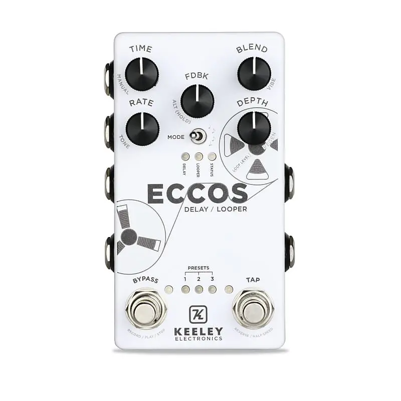 Keeley Eccos Neo-Vintage Tape Delay *Free Shipping In The Usa* 1