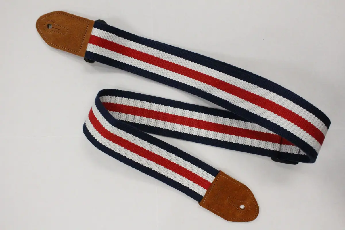 Levy's Mc8vin-007 Red White & Blue Guitar Strap *Free Shipping In The Usa* 1