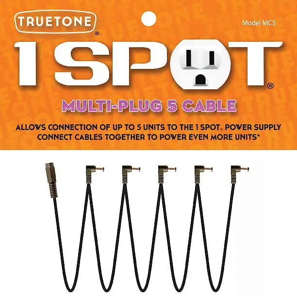 Truetone Mc5 1 Spot Nwmc 5-Plug Daisy Chain 1