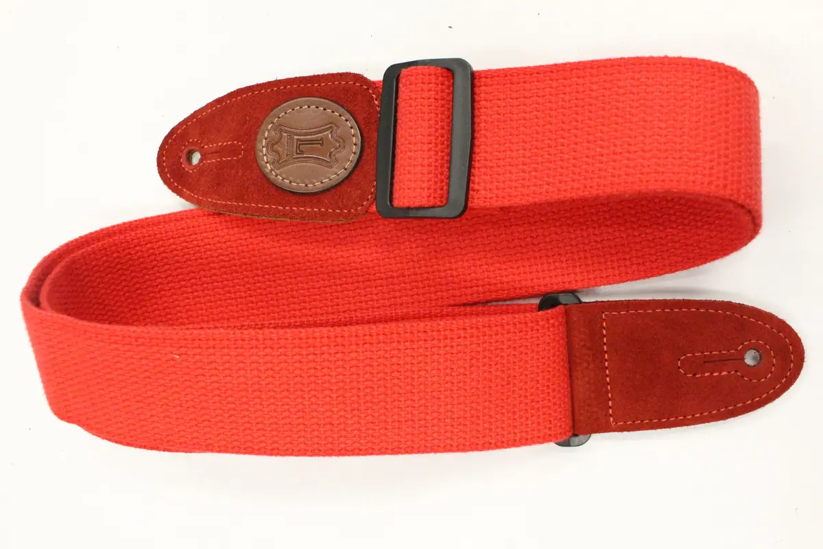 Levy's Mssc8-Red Cotton Guitar Strap *Free Shipping In The Us* 1