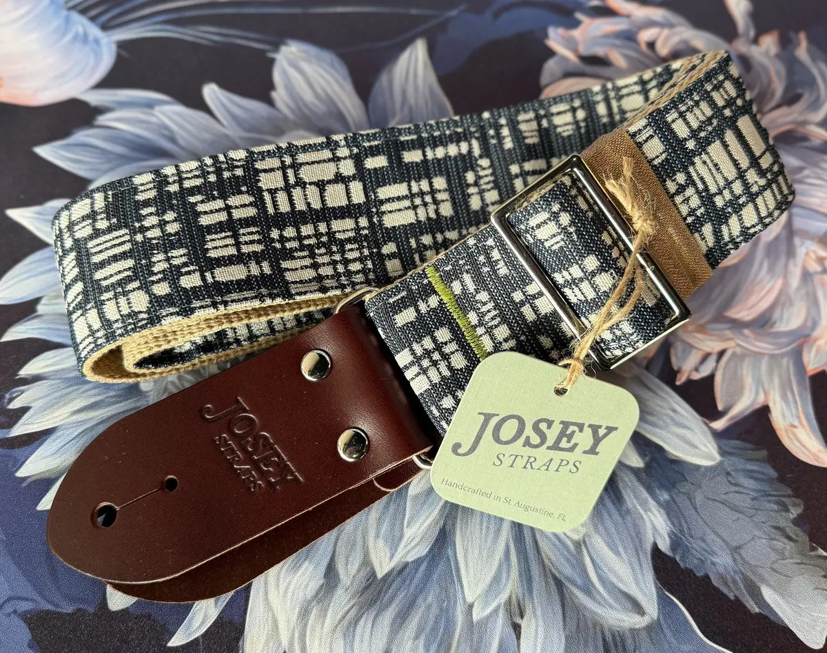 Josey Straps "Blueprint" Guitar Strap *Free Shipping In The Usa* 1