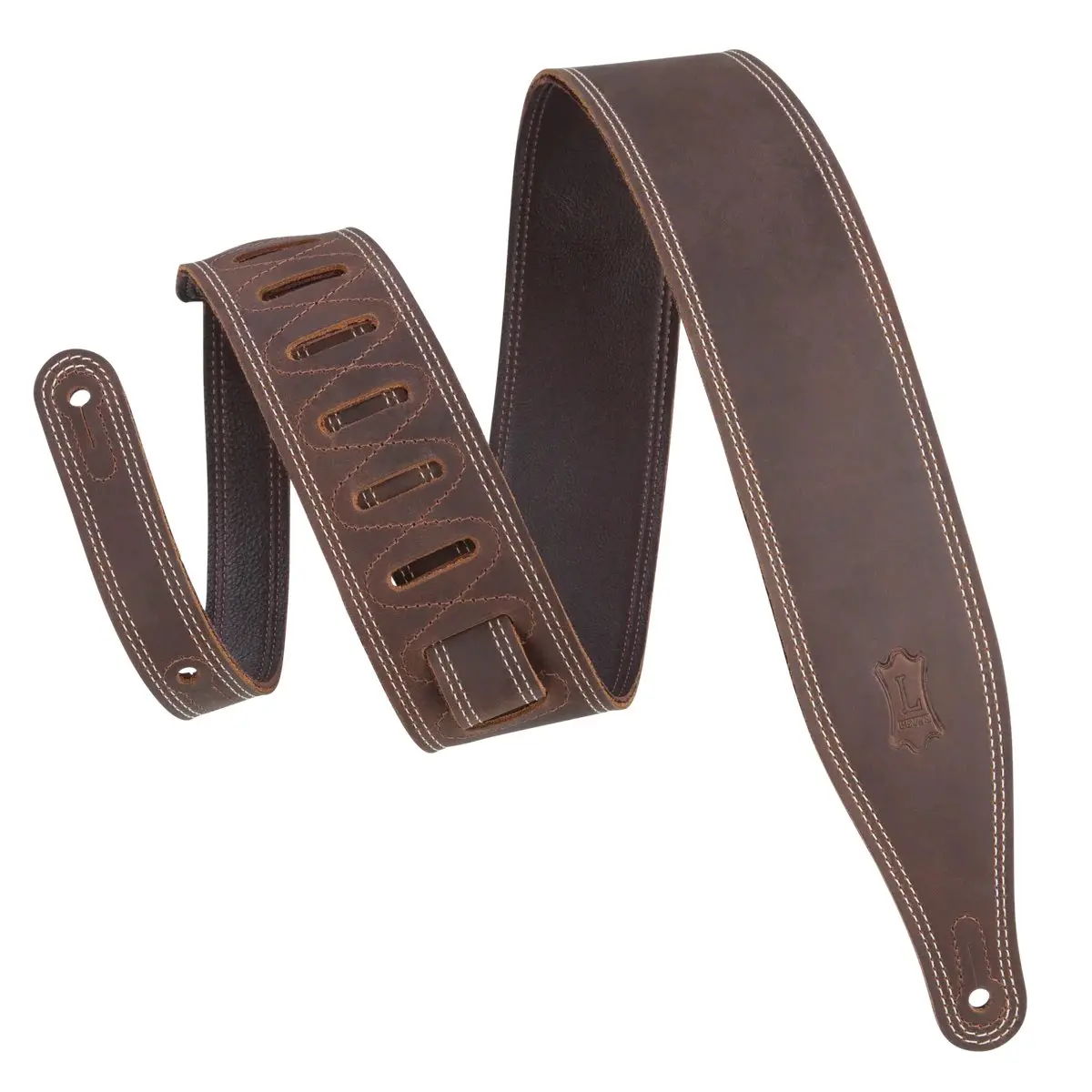 Levy's Like Butter Series M17bds-Dbr Guitar Strap *Free Shipping In The Usa* 1