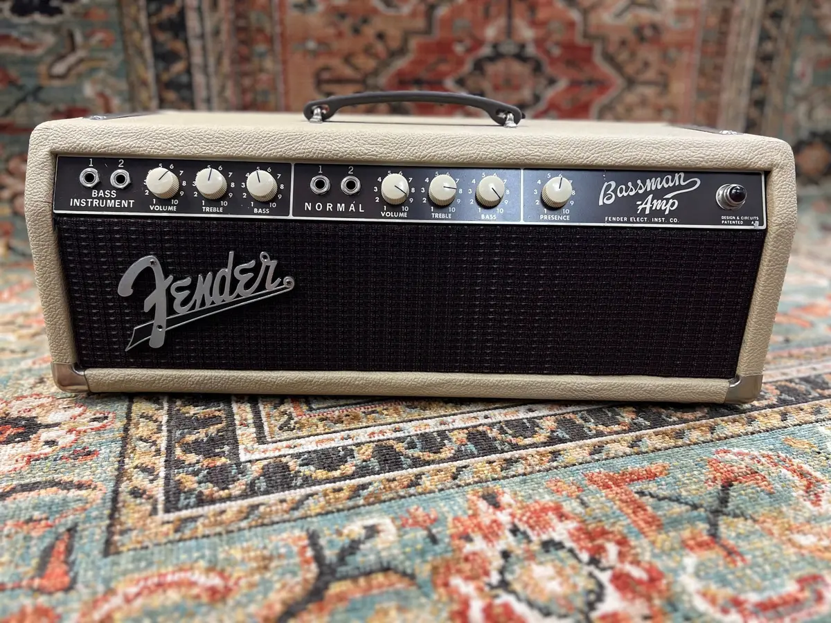 1962 Fender Bassman Head Blonde 1