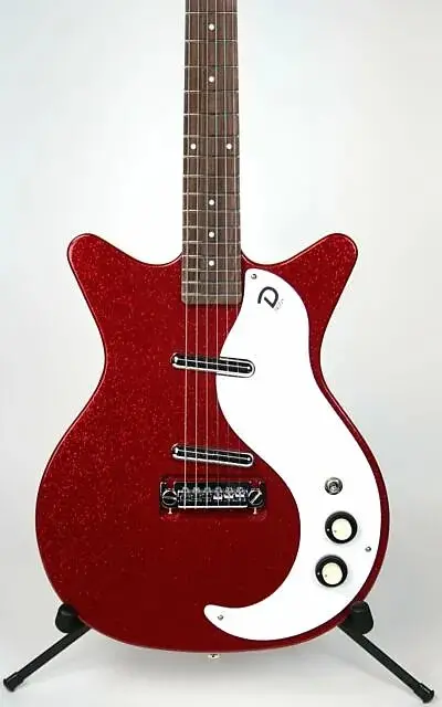 Danelectro D59m-New Old Stock Plus Red Metal Flake *Free Shipping In The Usa* 2