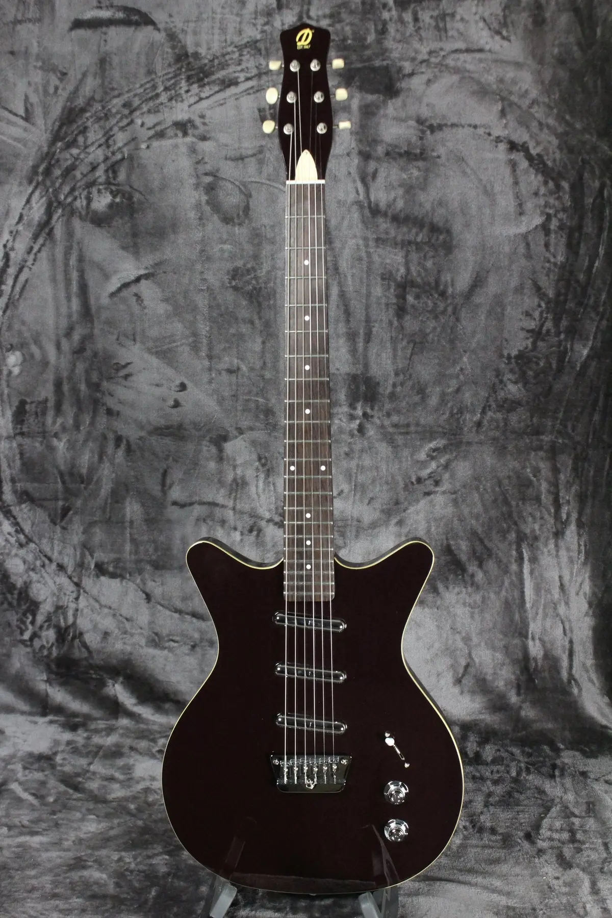 Danelectro '59 Triple Divine Electric Guitar Dark Walnut *Free Shipping In The Usa* 1