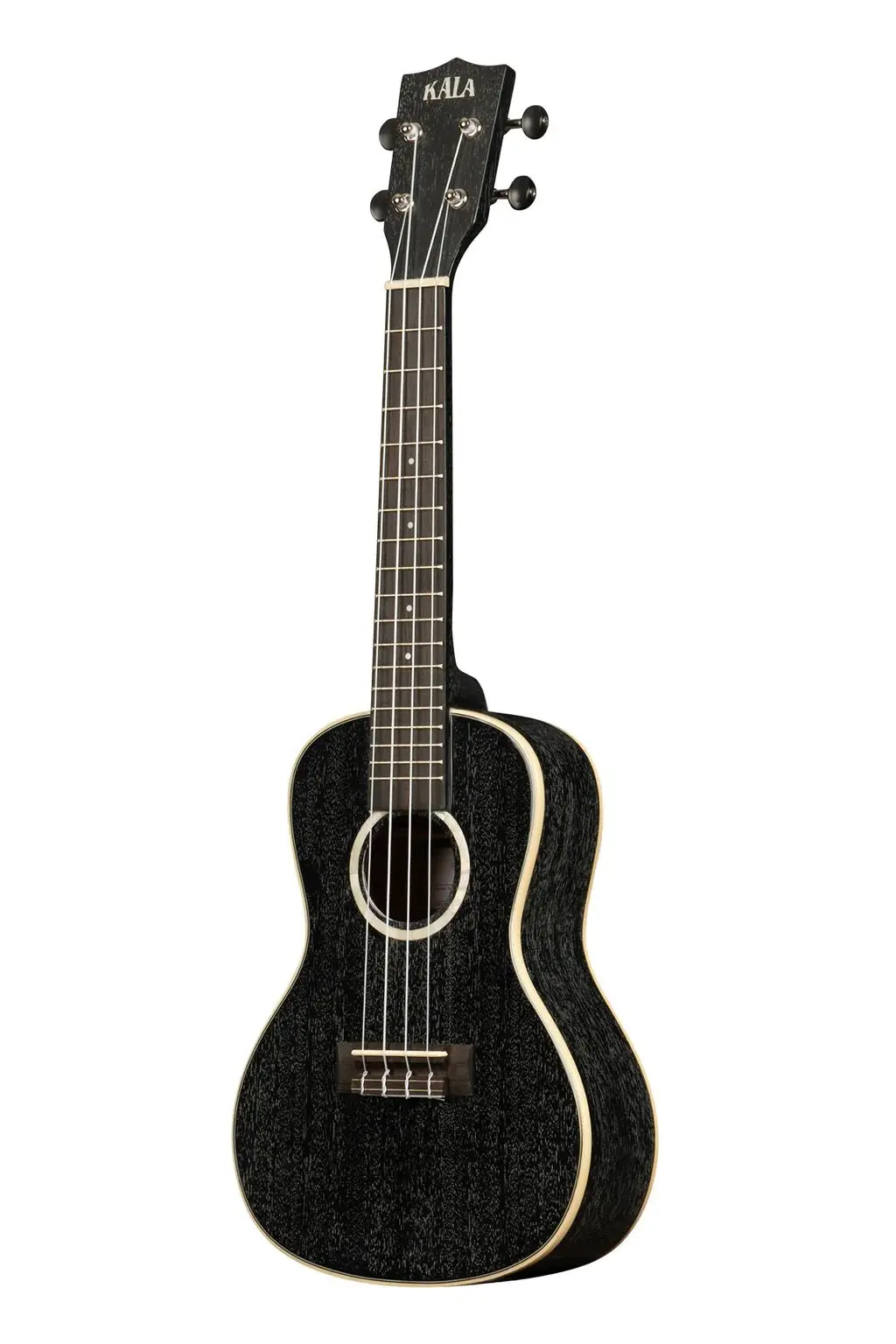 Kala Ka-Sdh-C All Solid Salt & Pepper Doghair Mahogany Concert Ukulele W/Bag *Free Shipping In The Usa* 1