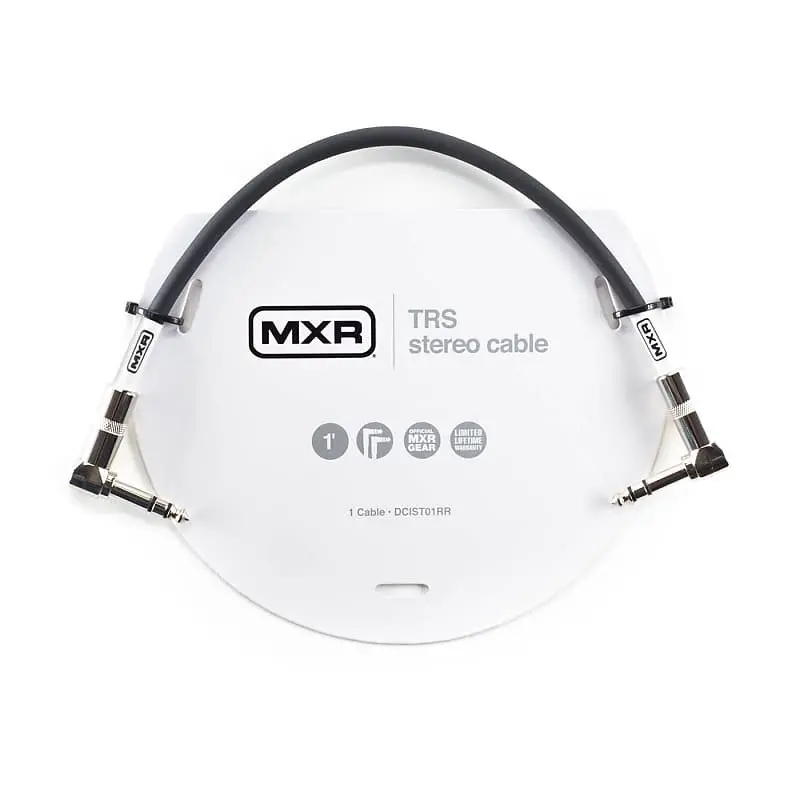 Mxr Trs Stereo Cable Dcist01rr 1Ft. *Free Shipping In The Usa* 1
