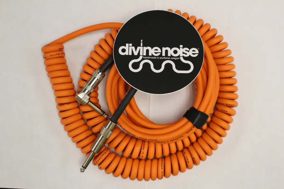 Divine Noise 50/50 Cable Orange 30' Straight / Angle *Free Shipping In The Usa* 1