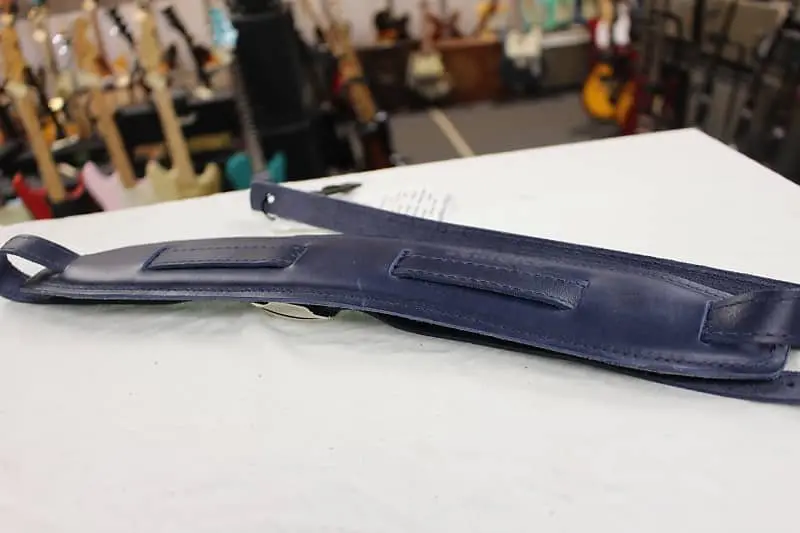 Souldier Plain Saddle Strap Blue Leather Strap With Blue Leather Pad *Free Shipping In The Usa* 1