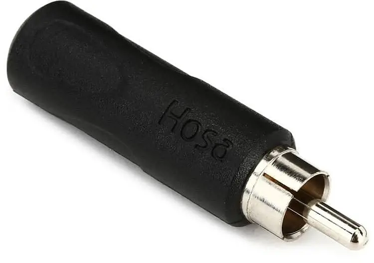 Hosa Gpr104 Gpr-104 1/4" Ts To Rca Adapter 1