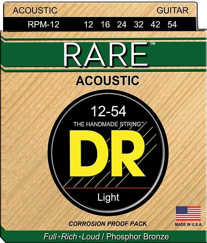 Dr Strings Rpm-12 Rare Medium Acoustic Strings 1