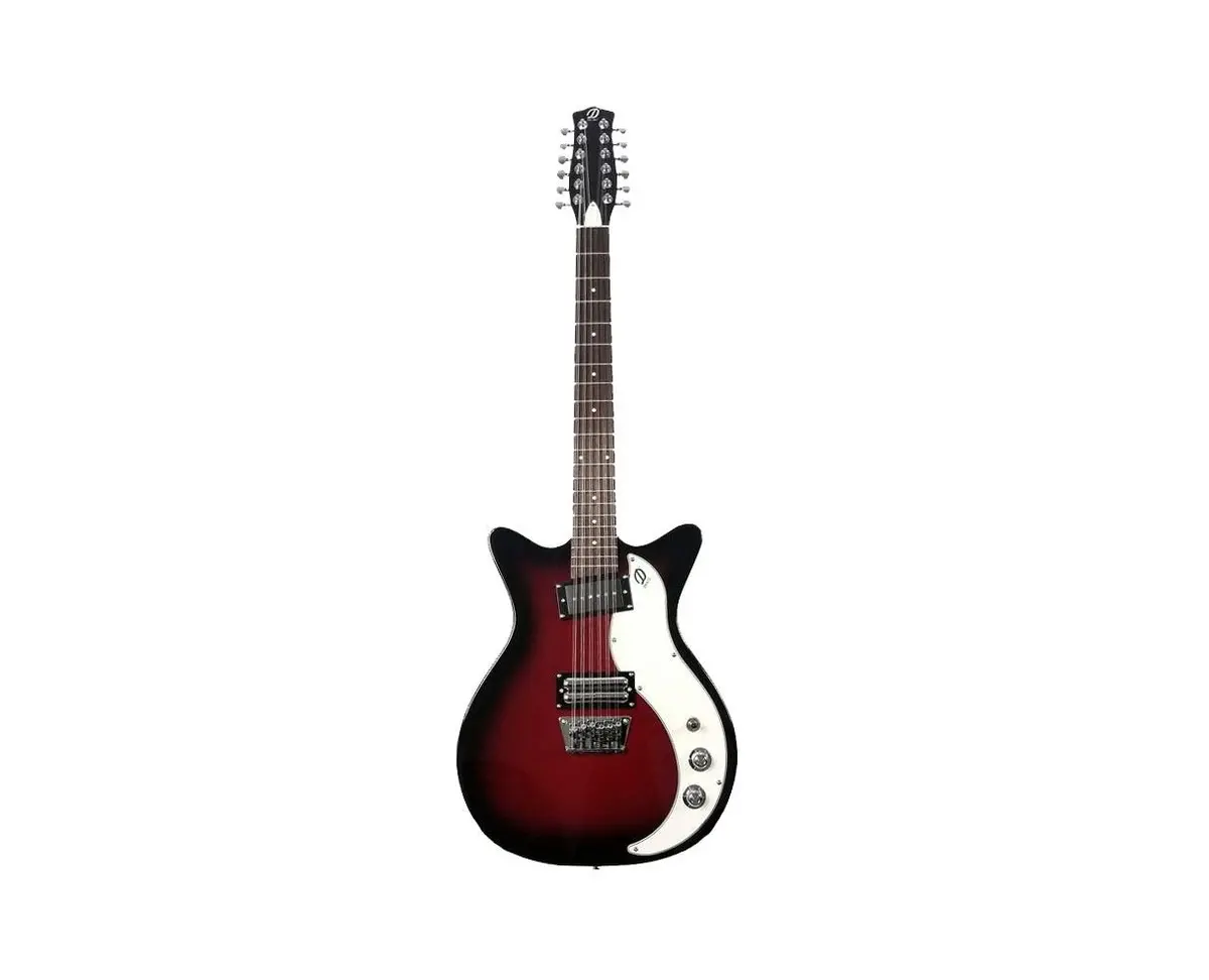 Danelectro D59x12 Red Burst 12 String Electric Guitar *Free Shipping In The Usa* 1
