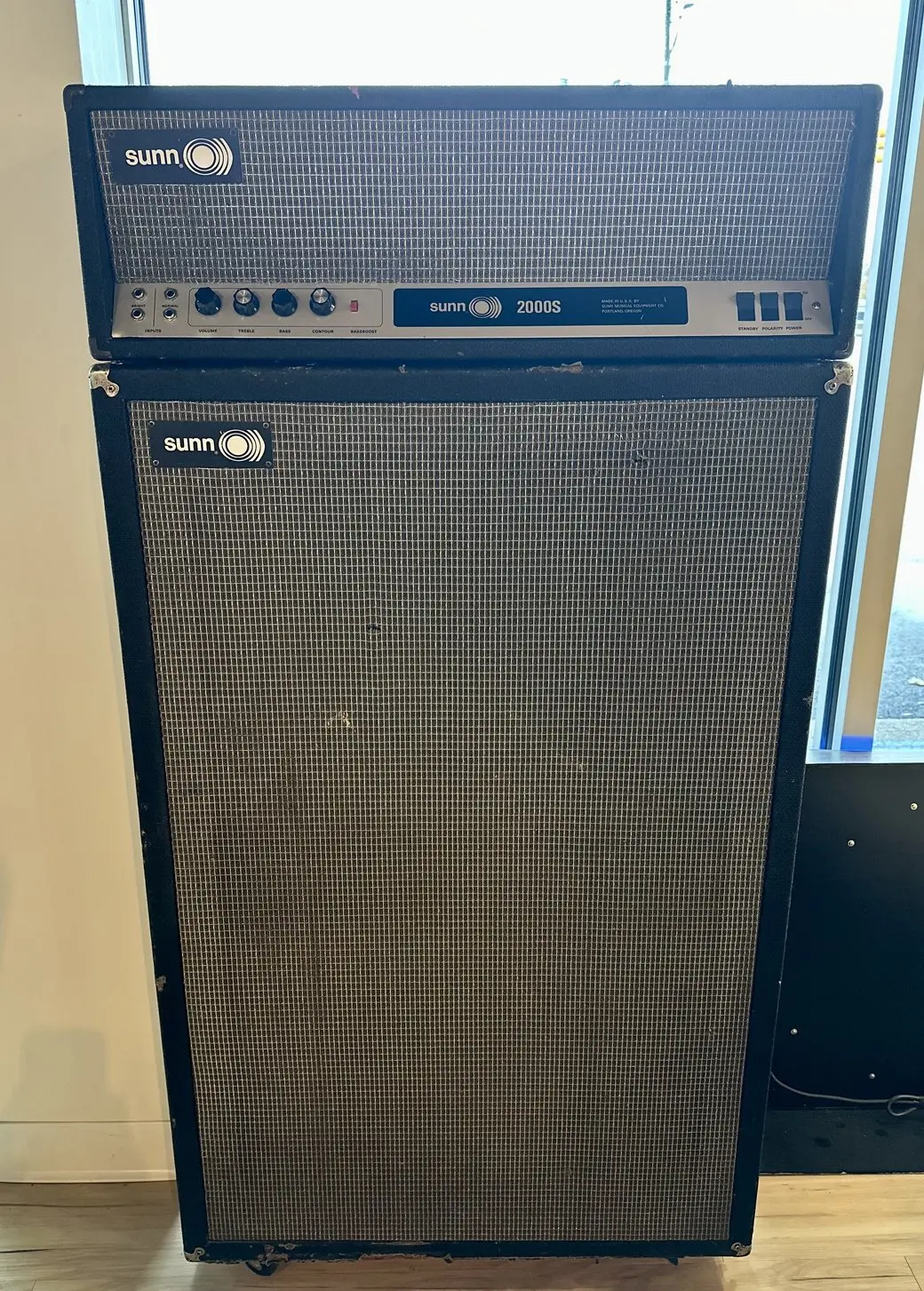 1969 Sunn 2000S Head And Matching Sunn 2X15" Cab 1