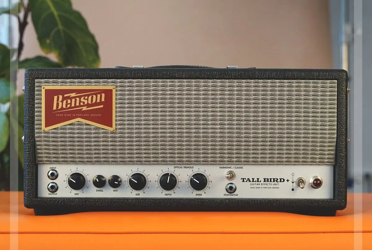 Benson Tall Bird Plus Reverb And Optical Tremolo Green Tolex *Free Shipping In The Us* 1