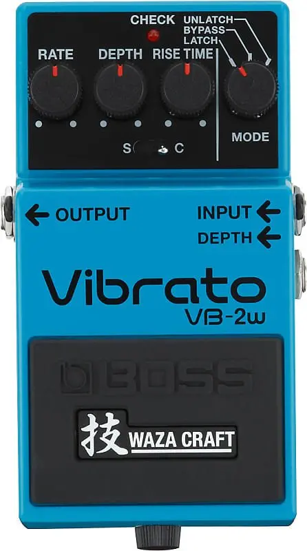Boss Vb-2W Waza Craft Vibrato Effects Pedal *Free Shipping In The Us* 1