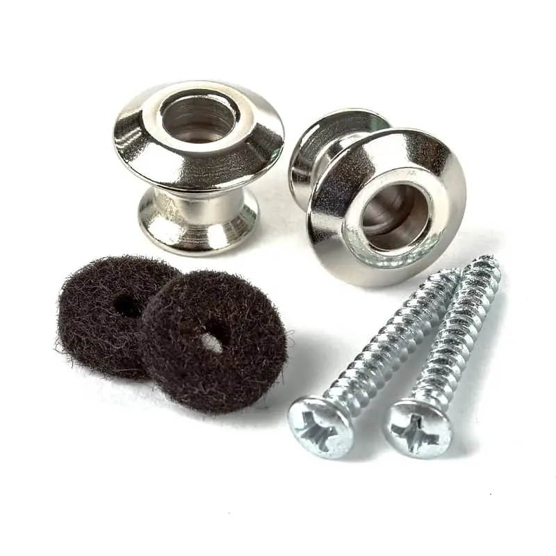 Dunlop 2Psls031n Straplok Strap Buttons Nickel 1