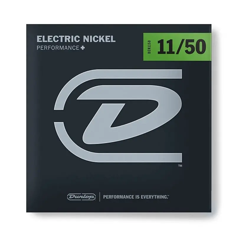Dunlop Den1150 Nickel-Plated Steel Medium Heavy .011-.050 Electric Guitar Strings 1