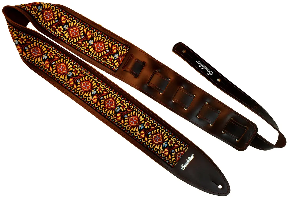 Souldier Hendrix Tobacco Torpedo Guitar Strap *Free Shipping In The Us* 1