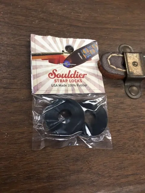 Souldier Rubber Strap Locks (Set Of 2) Black 1