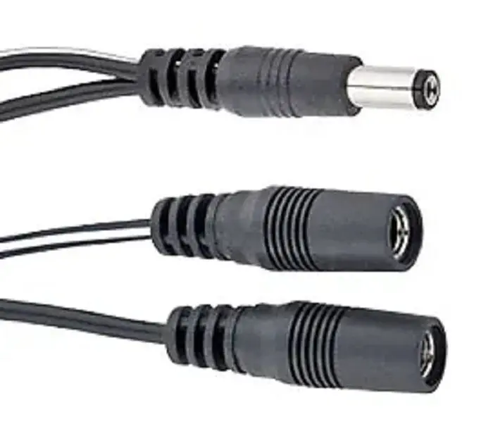 Voodoo Lab Ppav  2.1Mm Output Splitter Male-Female/Female Adapter Y-Cable 1